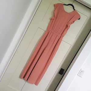 Aritzia Wilfred Fleurette Jumpsuit M peach